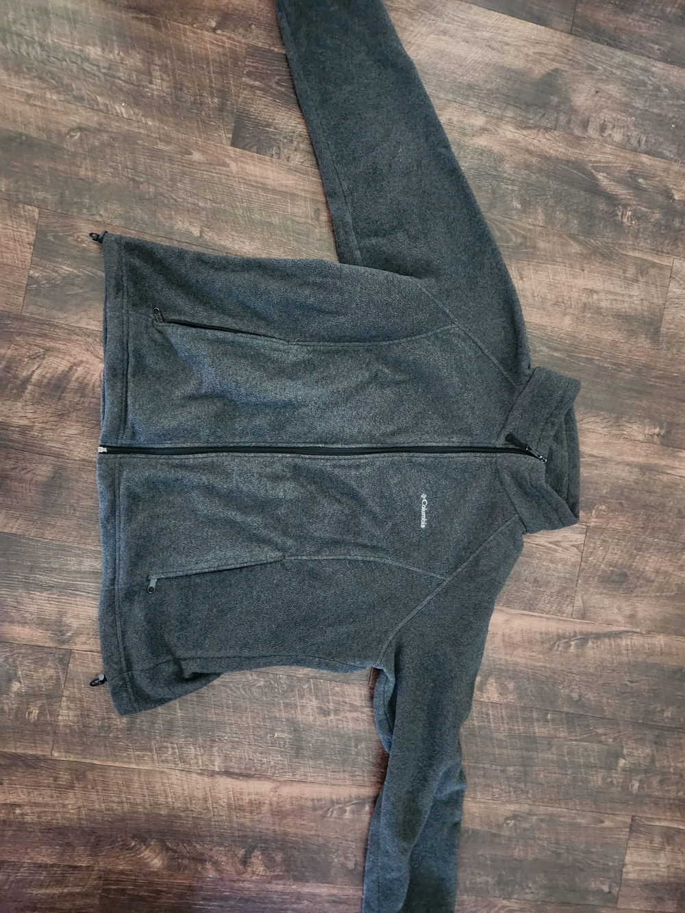 Columbia Women's Dark Charcoal Full-Zip Fleece Jacket